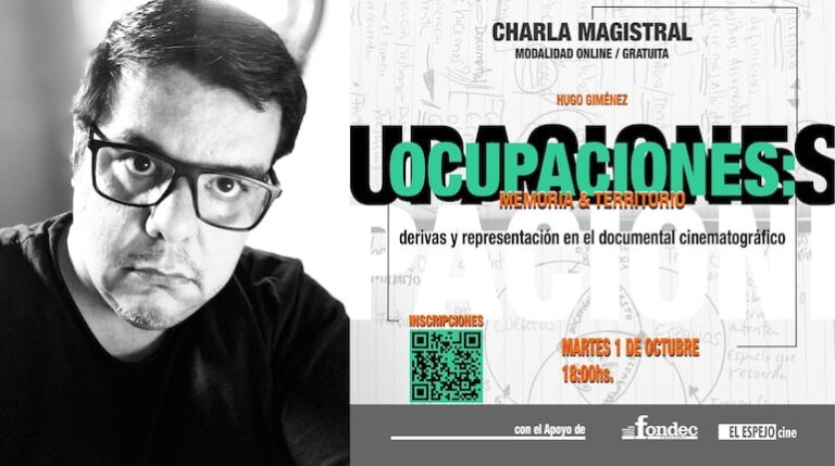 Inicia octubre con charla gratuita sobre documental de cineasta.