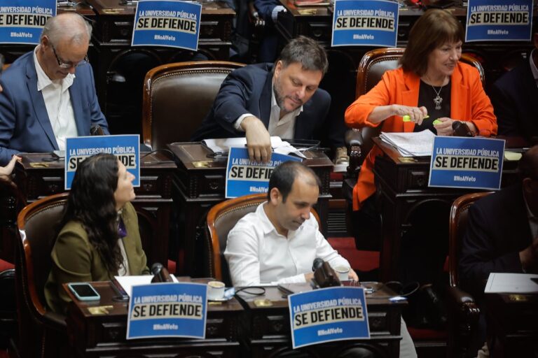 Milei logra un estrecho triunfo con su veto universitario.