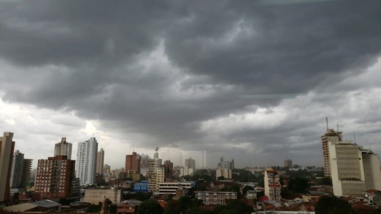 Meteorología: pronostican jueves con lluvias y tormentas en Paraguay